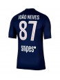 Billige Paris Saint-Germain Joao Neves #87 Hjemmedrakt 2025-26 Kortermet